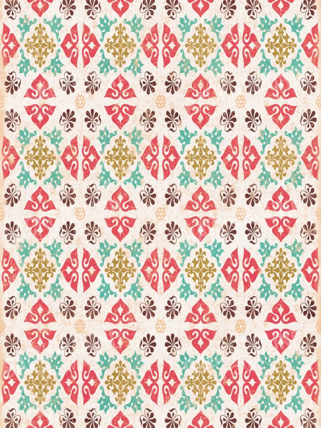Mosaic 8X10 Fleece ( 96 X 120 Inch ) Backdrop