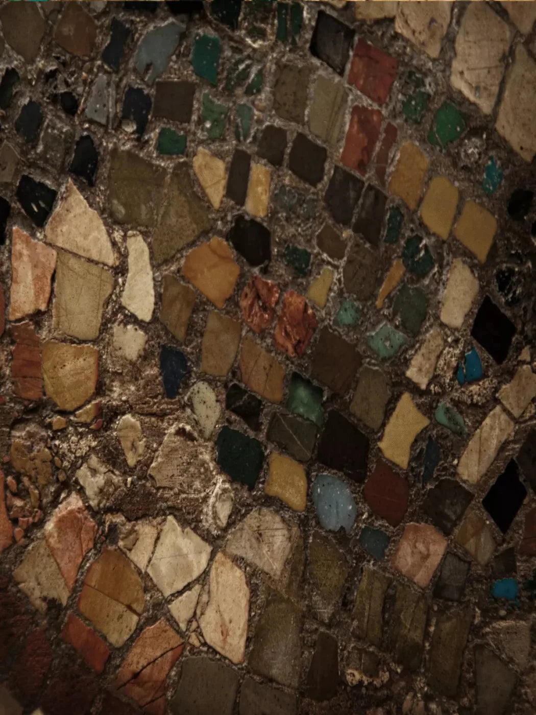 Mosaic Deep 5X68 Fleece ( 60 X 80 Inch ) Backdrop