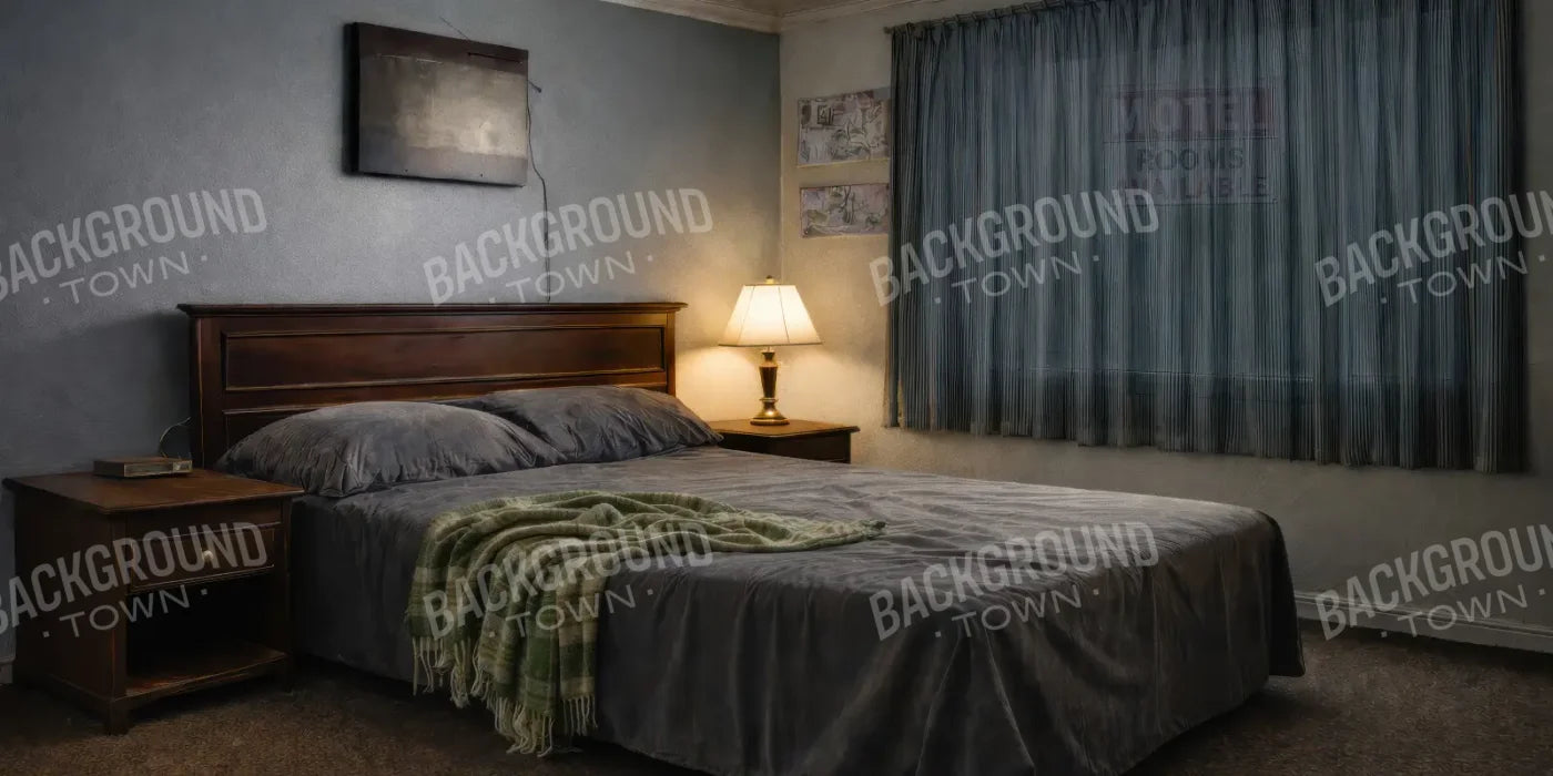 Motel Room 16’x8’ UltraCloth (192 x 96 inch) Backdrop