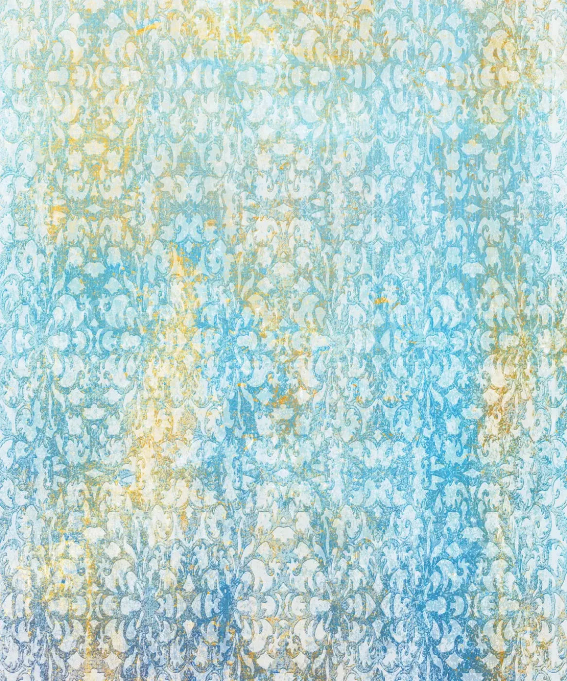 Blue Damask Backdrop for Photography
