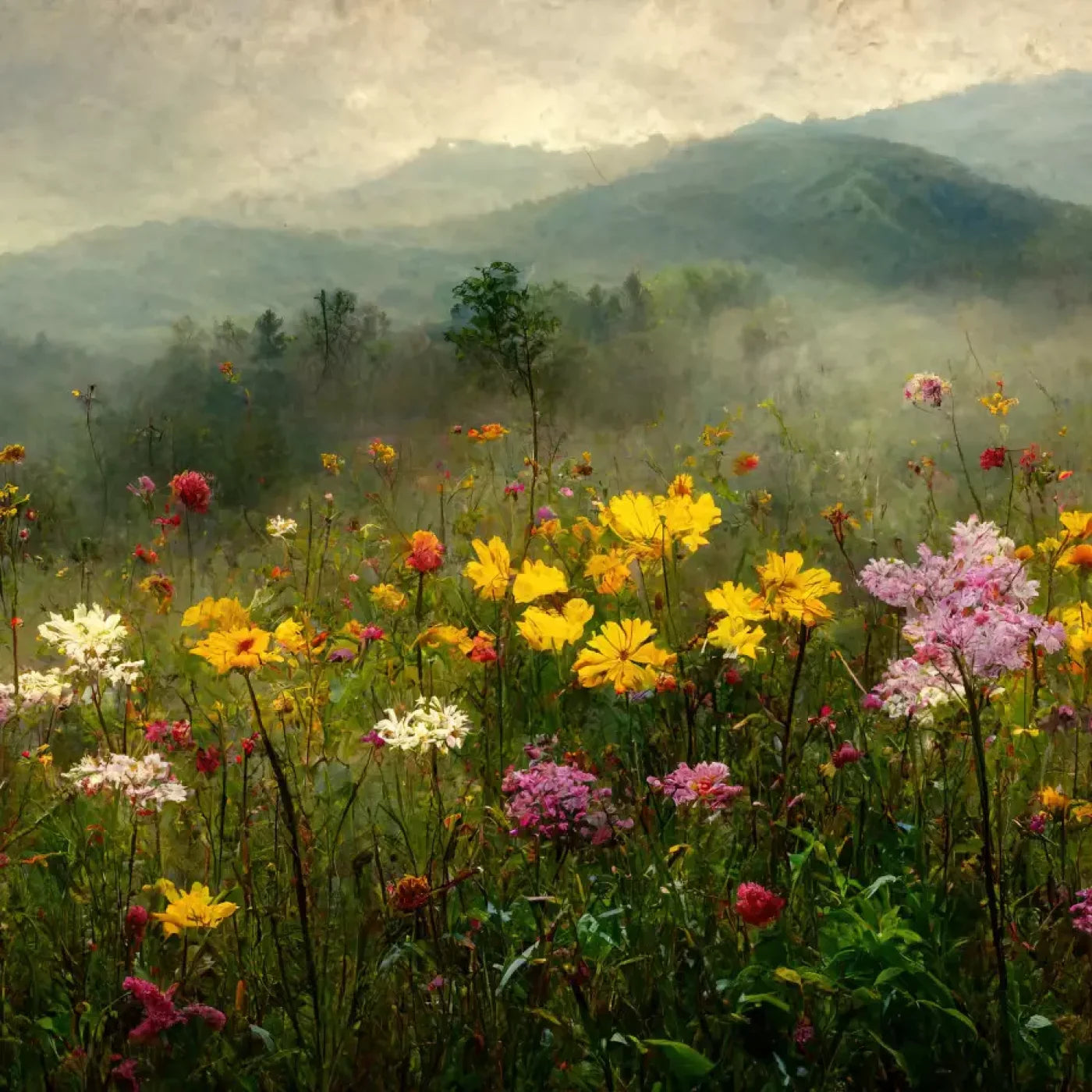 Mountain Meadows 10X10 Ultracloth ( 120 X Inch ) Backdrop