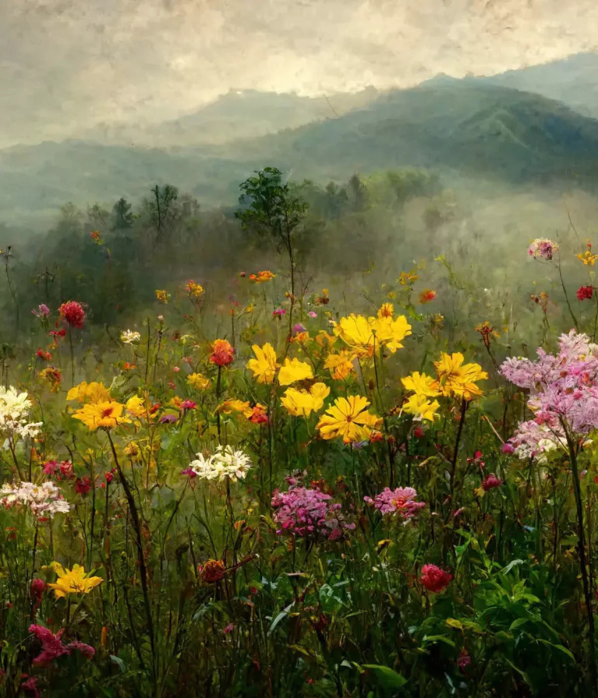 Mountain Meadows 10X12 Ultracloth ( 120 X 144 Inch ) Backdrop