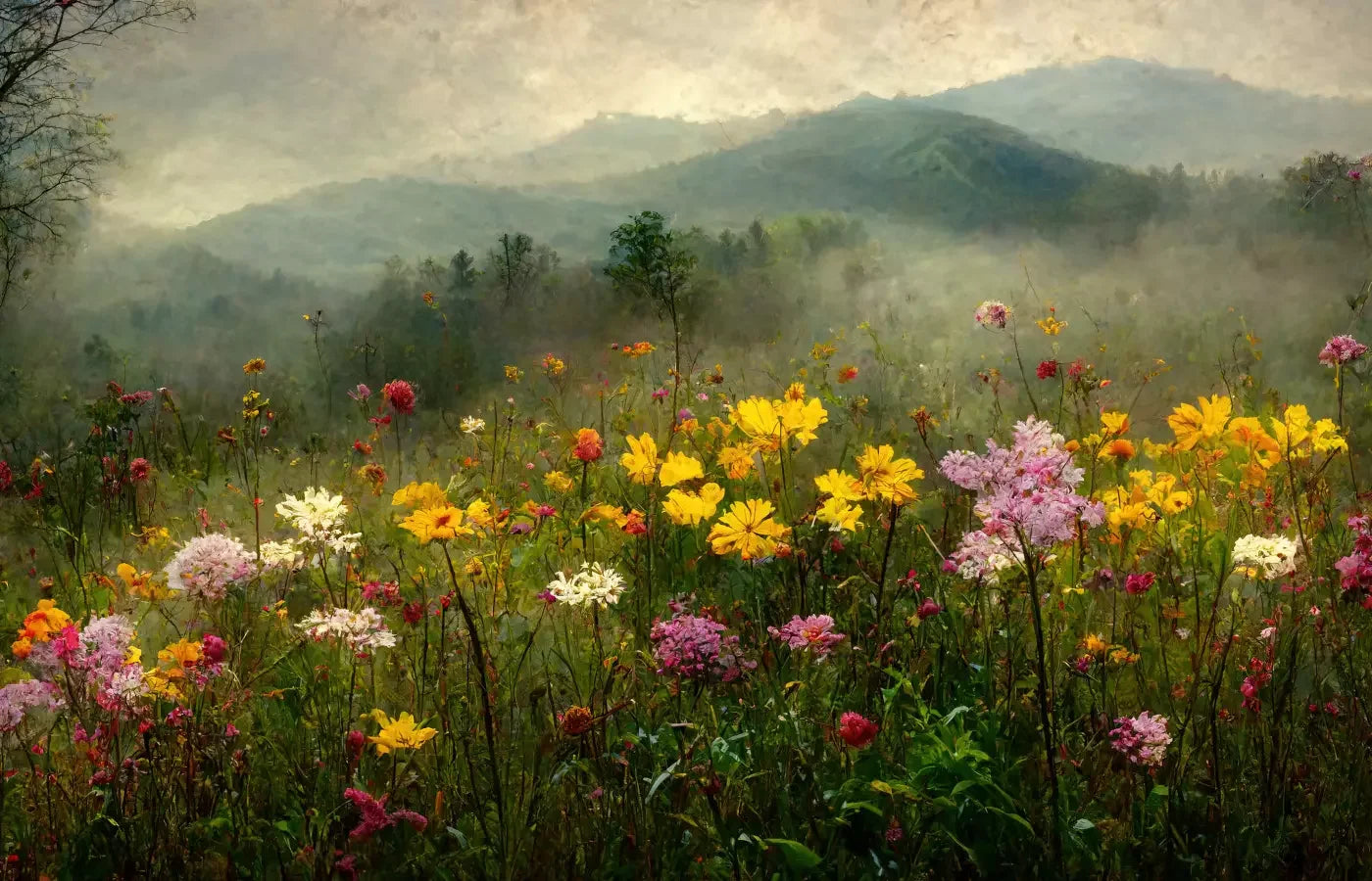 Mountain Meadows 12X8 Ultracloth ( 144 X 96 Inch ) Backdrop