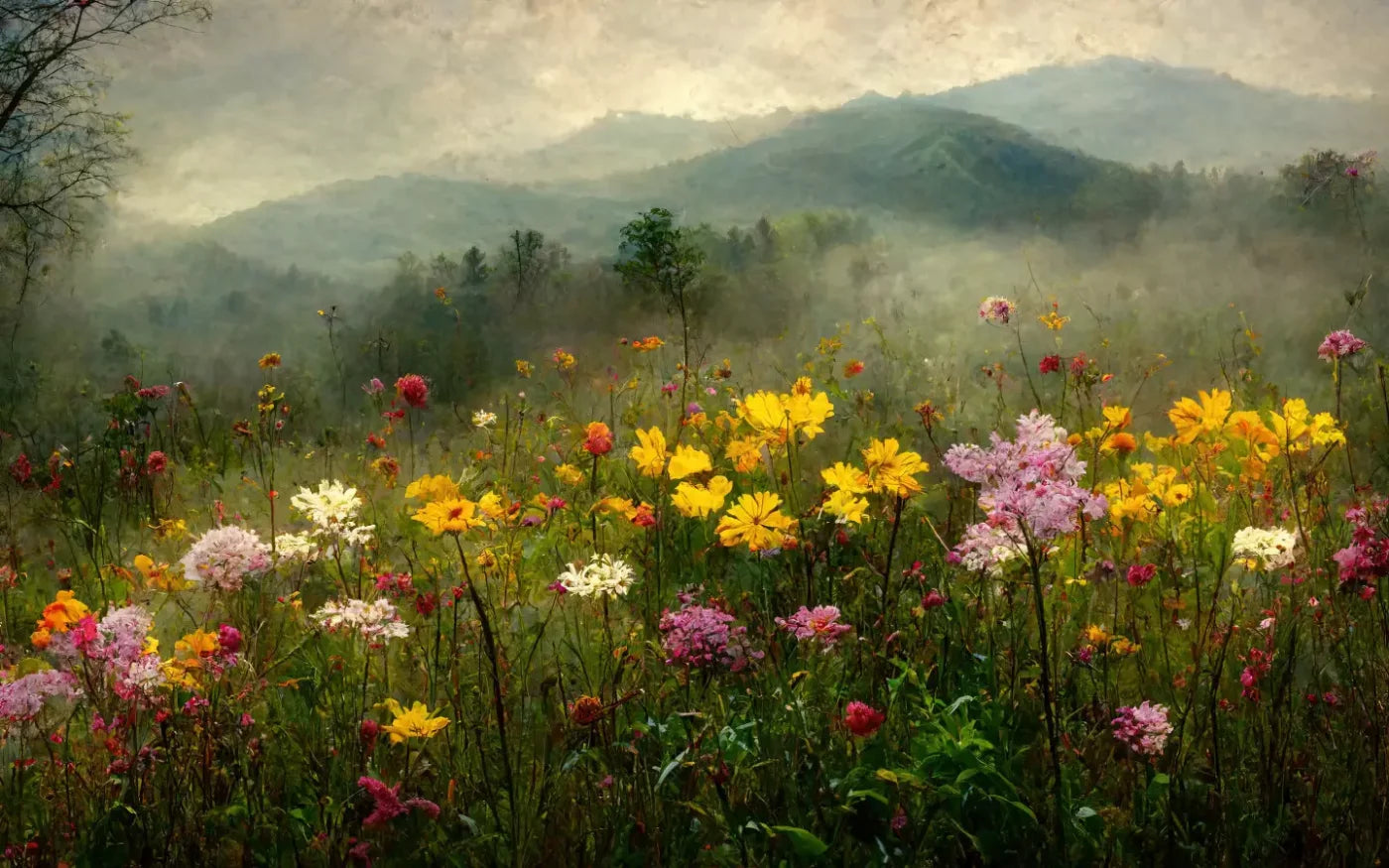 Mountain Meadows 14X9 Ultracloth ( 168 X 108 Inch ) Backdrop