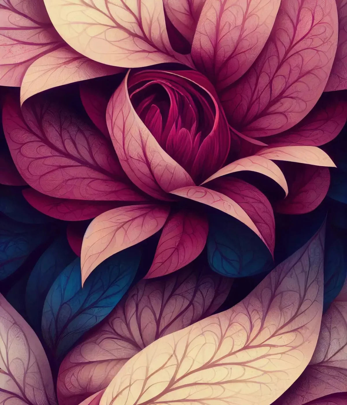 Mulberry Petals 10X12 Ultracloth ( 120 X 144 Inch ) Backdrop