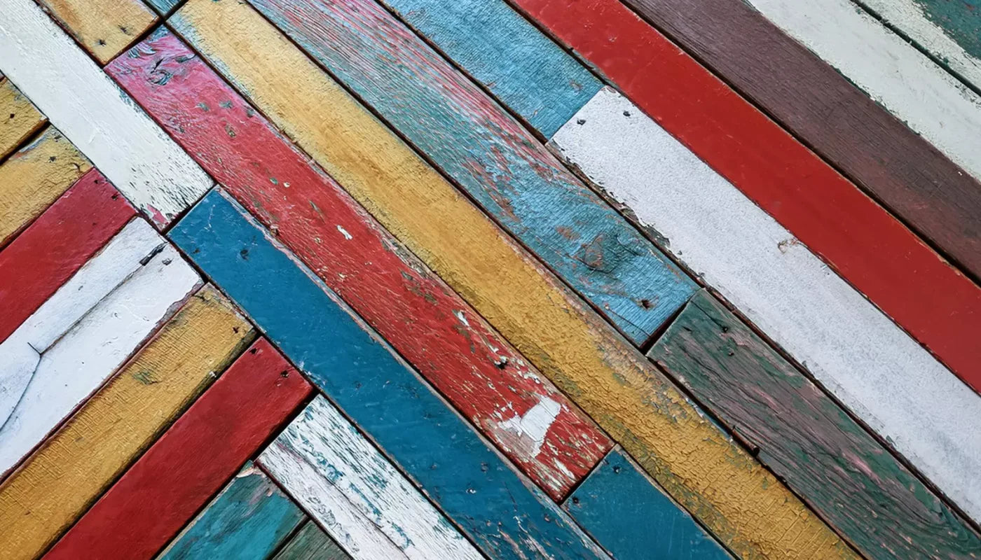 Multi Color Boards Ii 14’X8’ Ultracloth (168 X 96 Inch) Backdrop