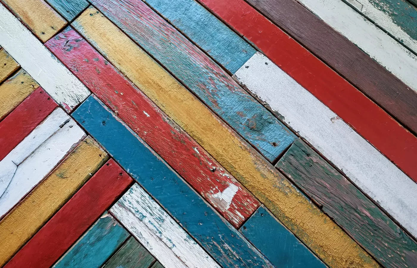 Multi Color Boards Ii 14’X9’ Ultracloth (168 X 108 Inch) Backdrop