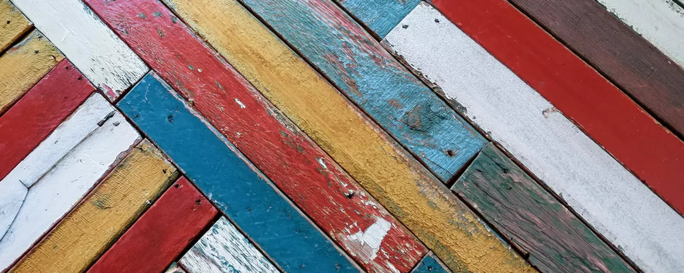 Multi Color Boards Ii 20’X8’ Ultracloth (240 X 96 Inch) Backdrop