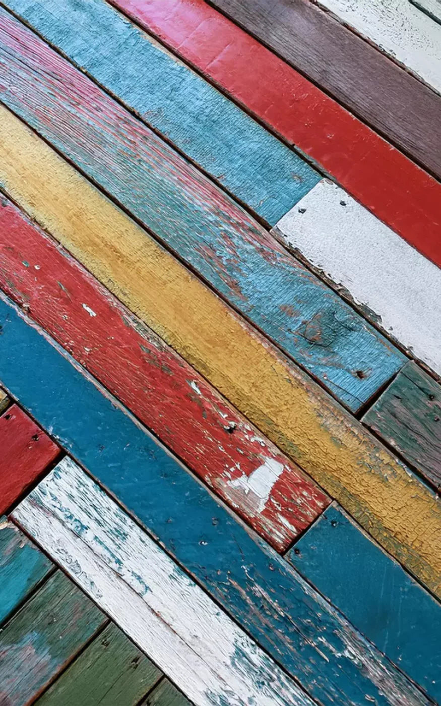 Multi Color Boards Ii 5’X8’ Ultracloth (60 X 96 Inch) Backdrop