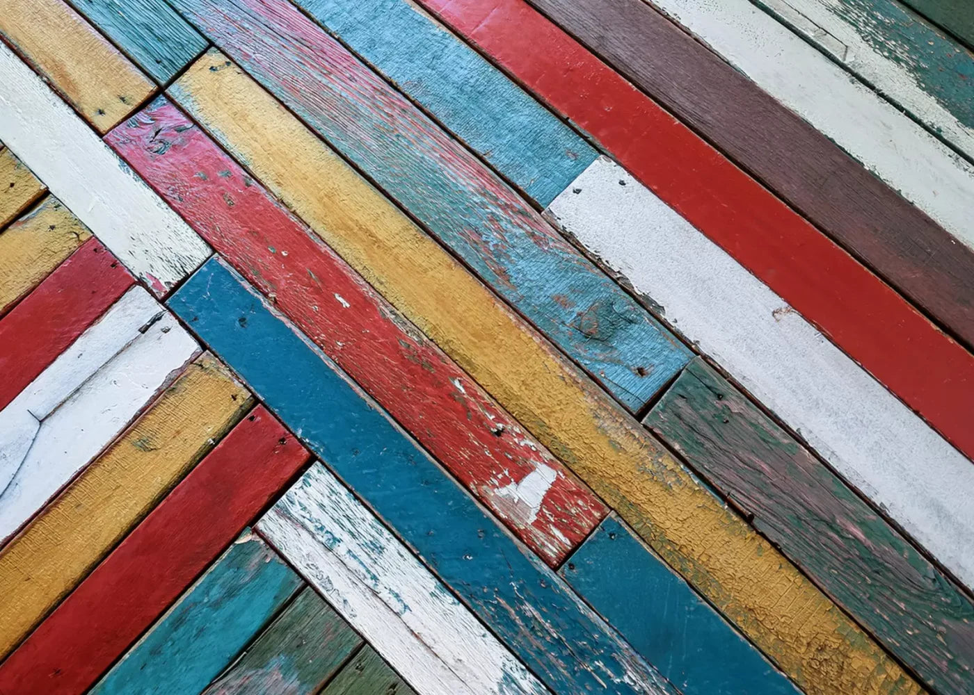 Multi Color Boards Ii 7’X5’ Ultracloth (84 X 60 Inch) Backdrop