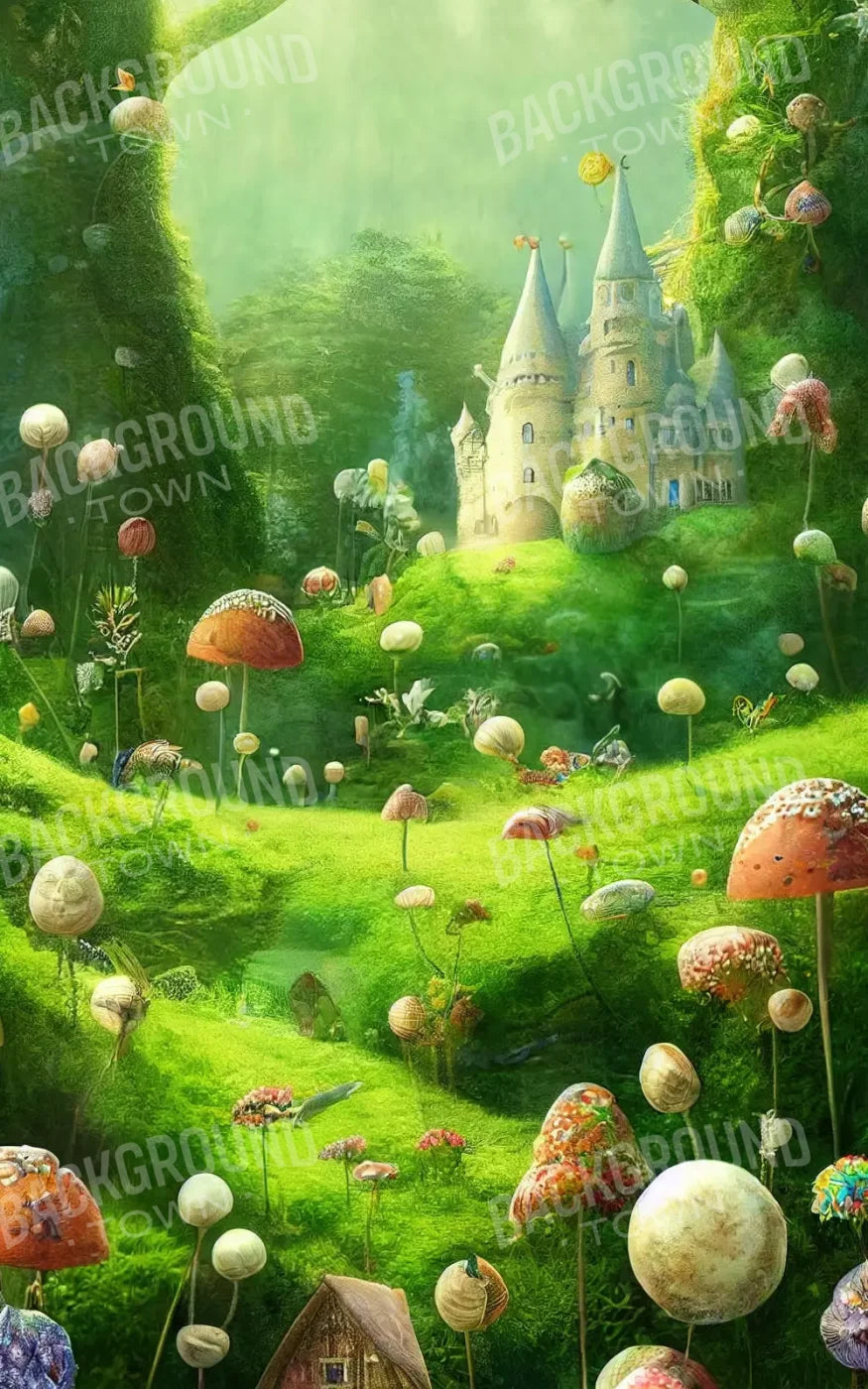 Mushroom Kingdom 10’X16’ Ultracloth (120 X 192 Inch) Backdrop