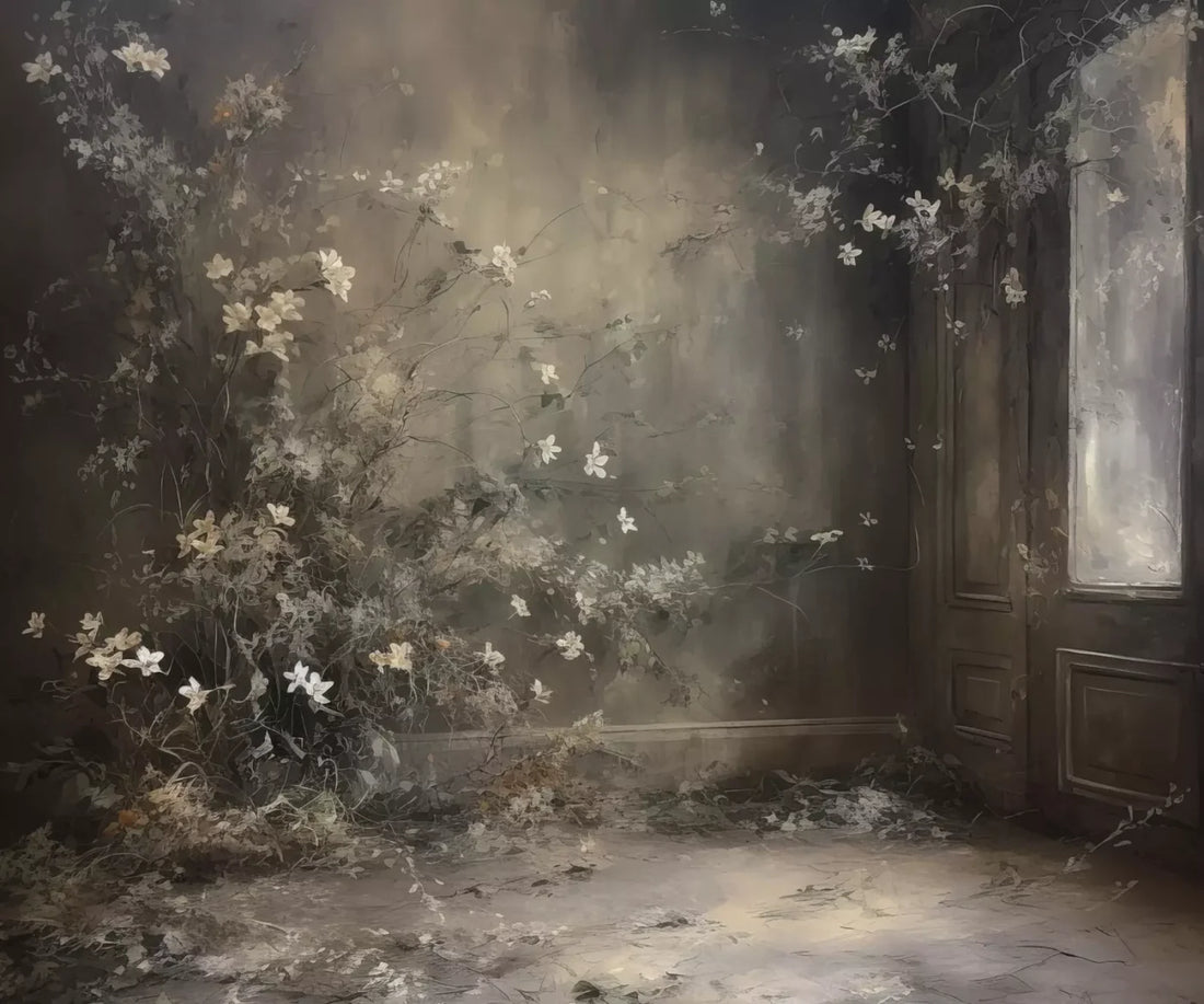 Muted Autumn Room 5’X4’2 Fleece (60 X 50 Inch) Backdrop