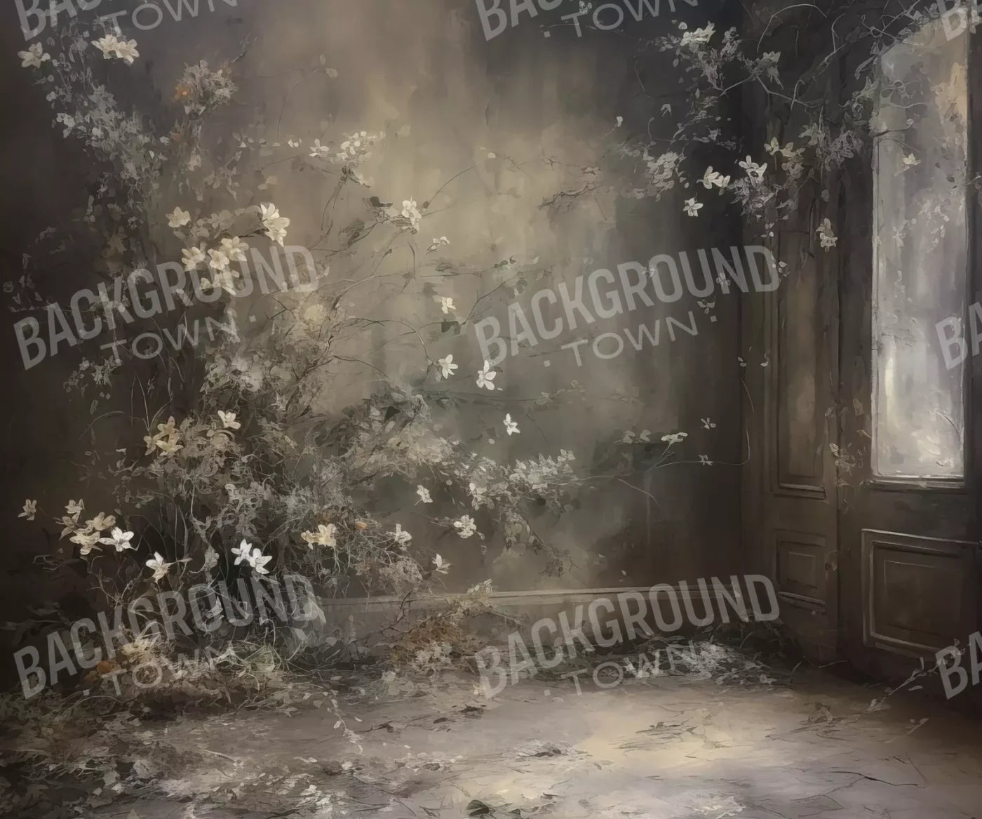 Muted Autumn Room 5’X4’2 Fleece (60 X 50 Inch) Backdrop