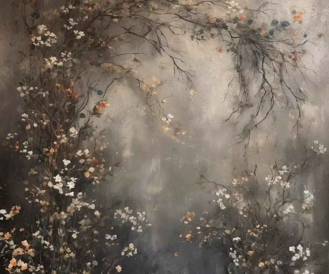 Muted Autumn Wall 5’X4’2 Fleece (60 X 50 Inch) Backdrop