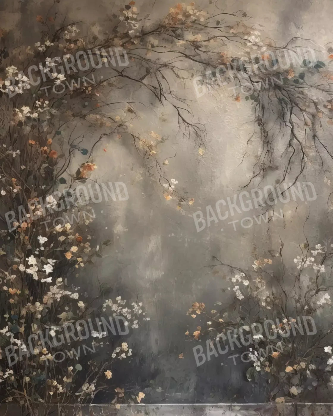 Muted Autumn Wall 8’X10’ Fleece (96 X 120 Inch) Backdrop