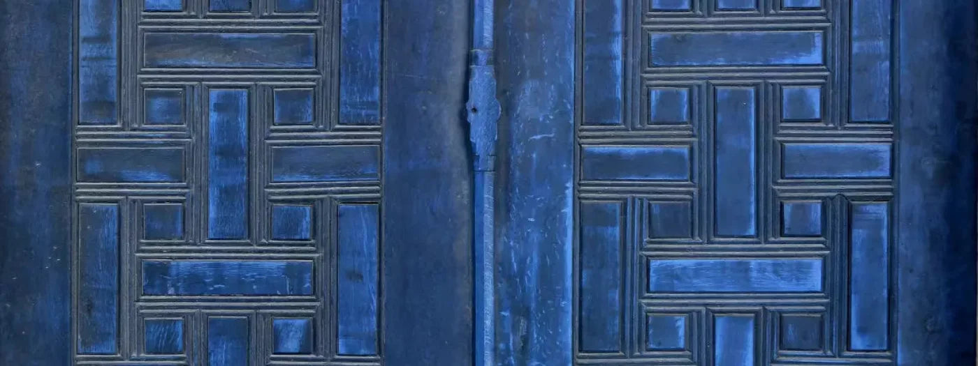 My Blue India 20X8 Ultracloth ( 240 X 96 Inch ) Backdrop