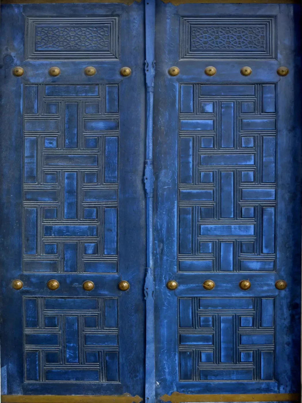 My Blue India 8X10 Fleece ( 96 X 120 Inch ) Backdrop