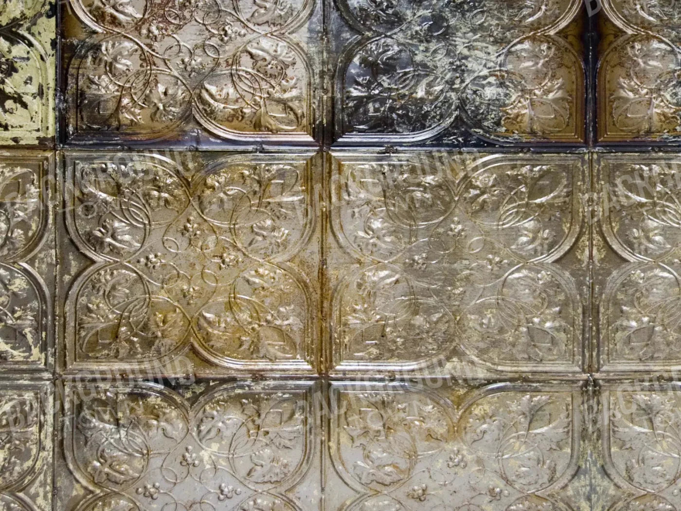 My Ceiling Tins 68X5 Fleece ( 80 X 60 Inch ) Backdrop