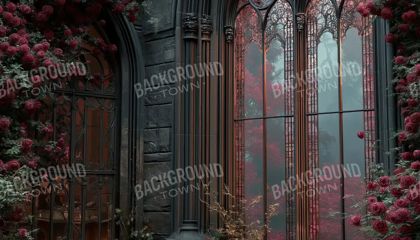Mysterious Window 14’x8’ UltraCloth (168 x 96 inch) Backdrop