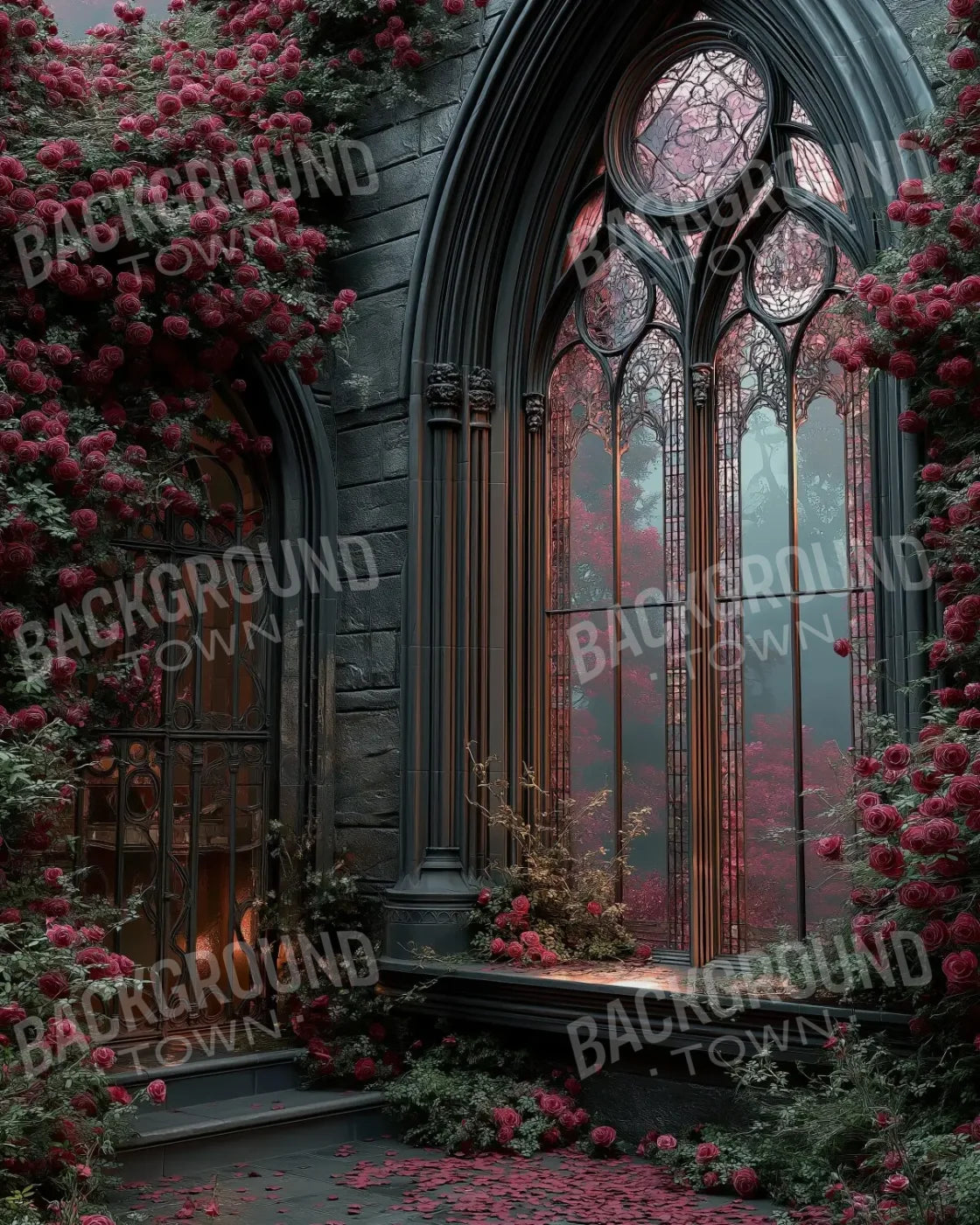 Mysterious Window 8’x10’ Fleece (96 x 120 inch) Backdrop