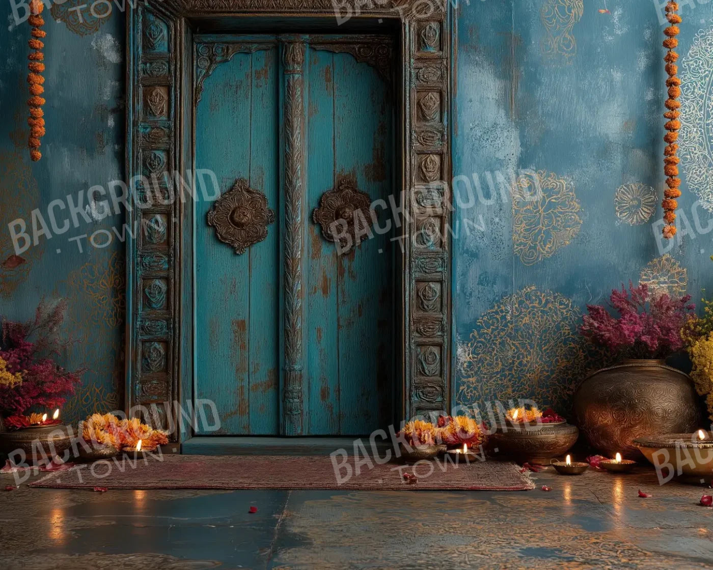 Mystic Marigold 10’x8’ Fleece (120 x 96 inch) Backdrop