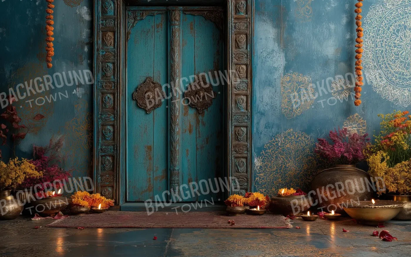 Mystic Marigold 8’x5’ UltraCloth (96 x 60 inch) Backdrop