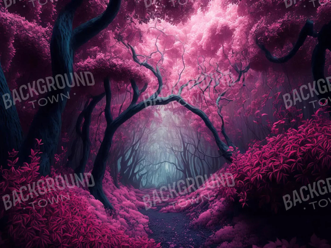 Mystical Forest 68X5 Fleece ( 80 X 60 Inch ) Backdrop