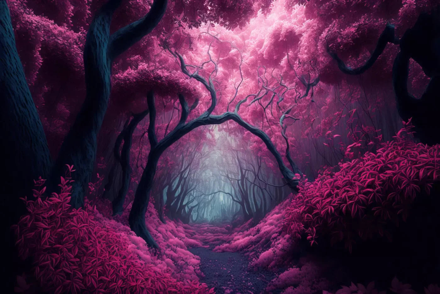 Mystical Forest 8X5 Ultracloth ( 96 X 60 Inch ) Backdrop