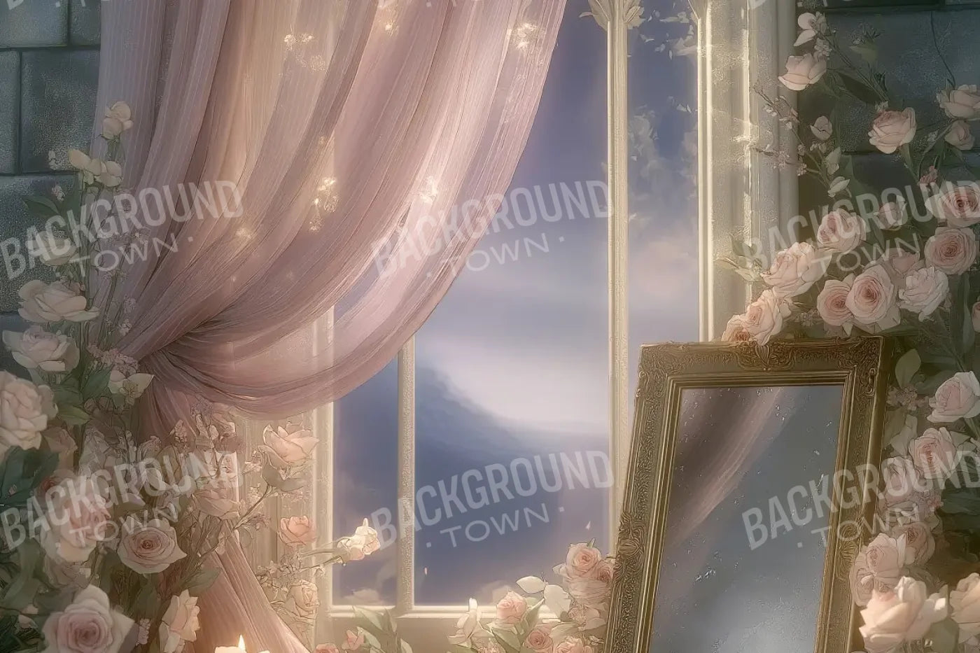 Mystical Mirror 12’x8’ UltraCloth (144 x 96 inch) Backdrop