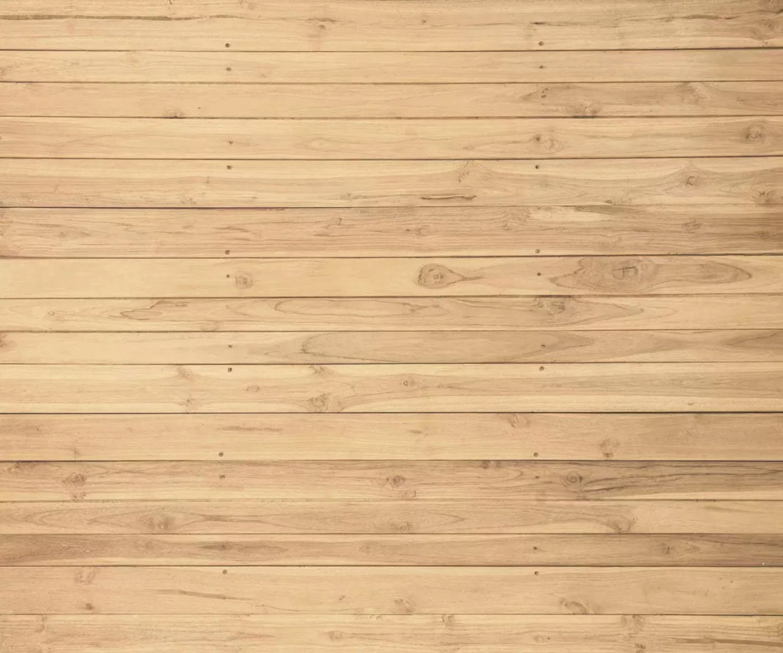 Wood Plank Natural Floor 5X42 Fleece ( 60 X 50 Inch ) Backdrop