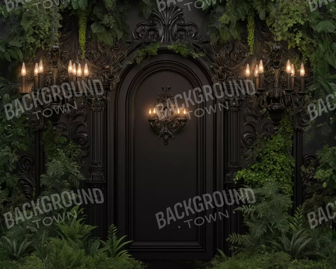 Naturalist Wedding Arch 10’X8’ Fleece (120 X 96 Inch) Backdrop