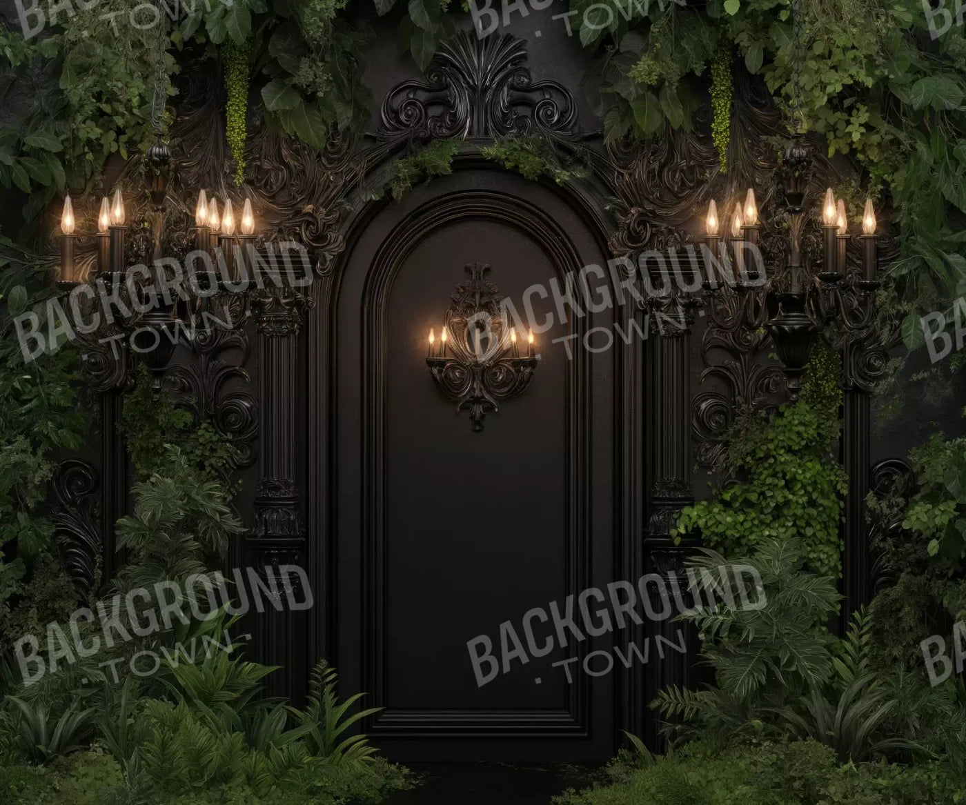 Naturalist Wedding Arch 12’X10’ Ultracloth (144 X 120 Inch) Backdrop