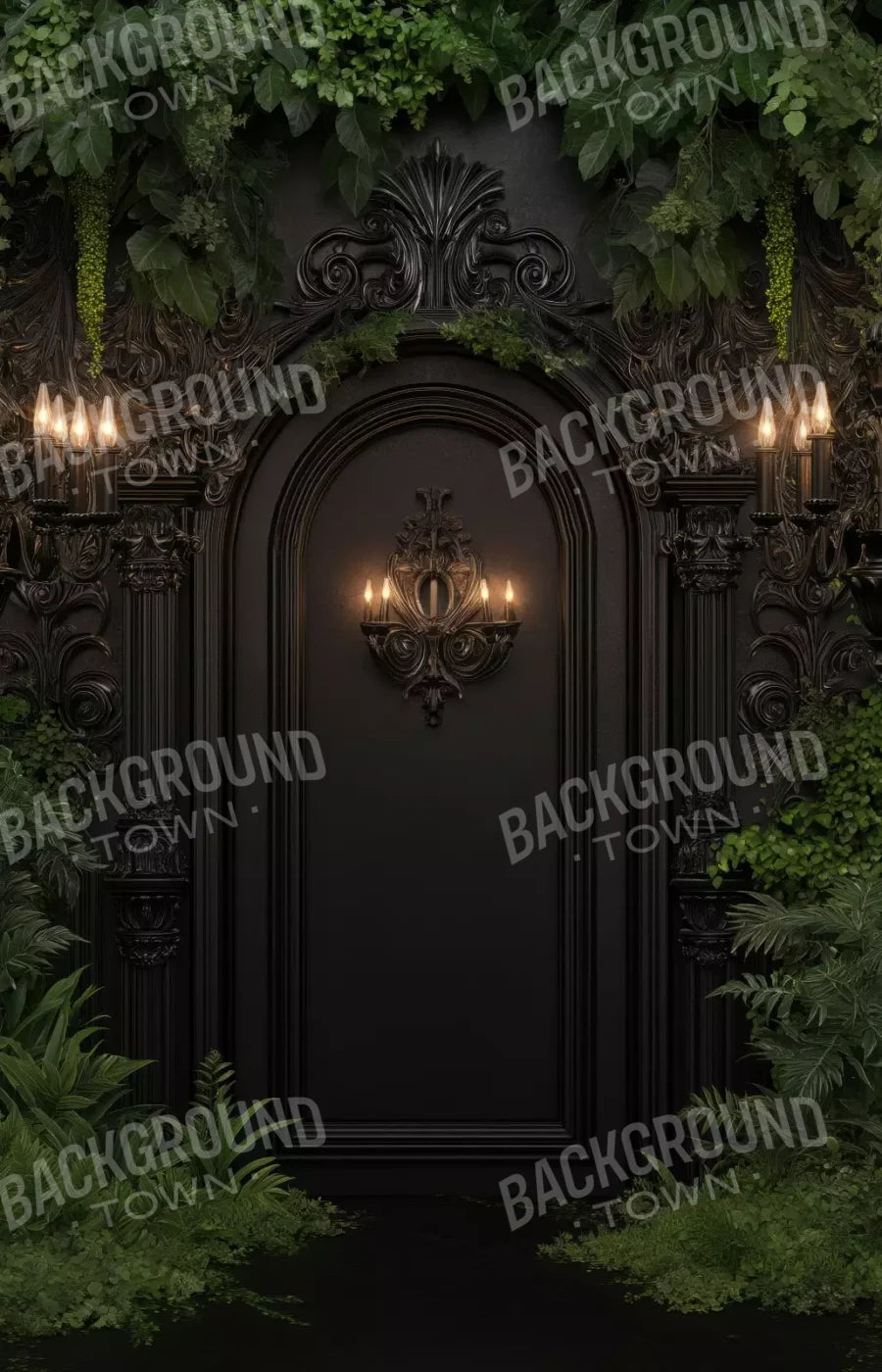 Naturalist Wedding Arch 9’X14’ Ultracloth (108 X 168 Inch) Backdrop