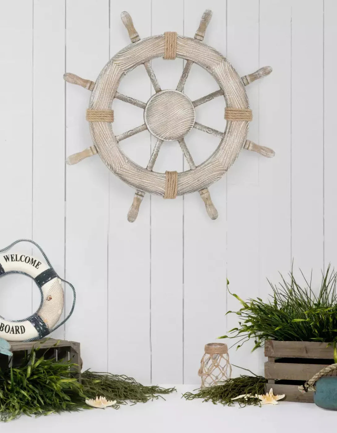 Nautical Blues 6X8 Fleece ( 72 X 96 Inch ) Backdrop