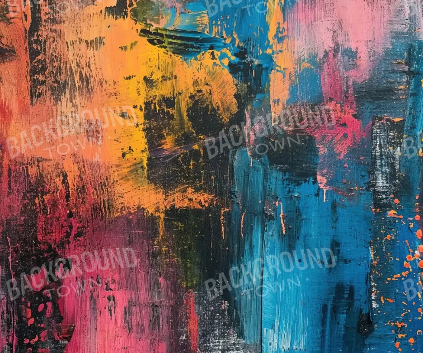 Neon Reverie 5’x4’2 Fleece (60 x 50 inch) Backdrop