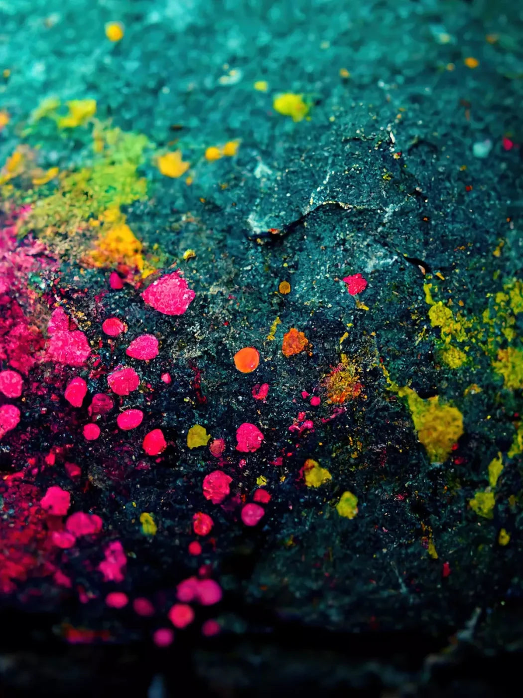 Neon Splatter 5X7 Ultracloth ( 60 X 84 Inch ) Backdrop