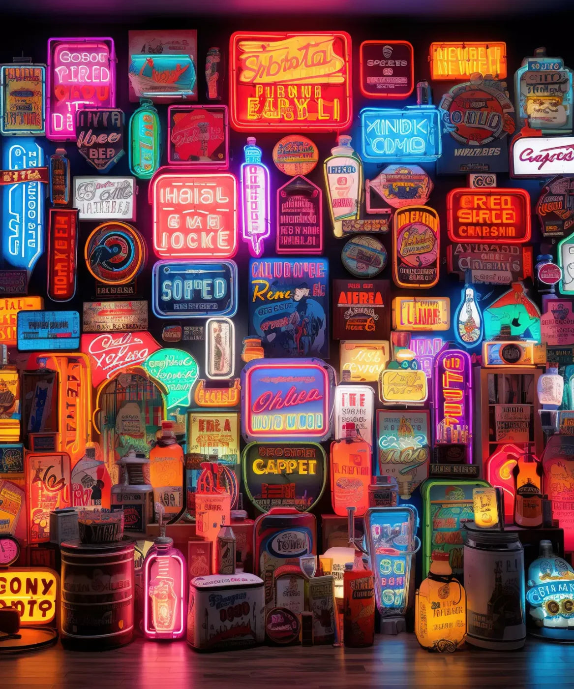 Neon Wall 10X12 Ultracloth ( 120 X 144 Inch ) Backdrop