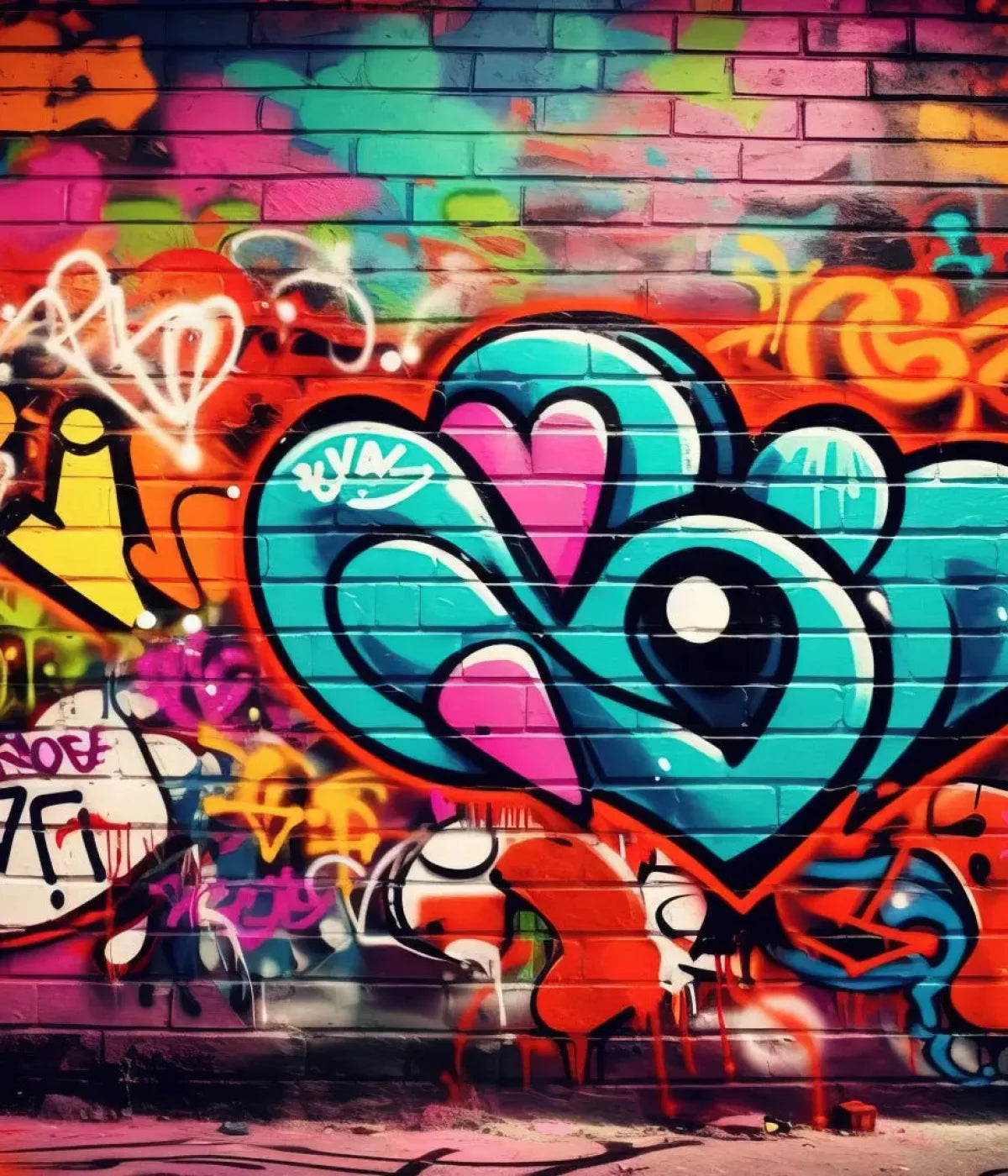 Neon Wall Art 2 10X12 Ultracloth ( 120 X 144 Inch ) Backdrop