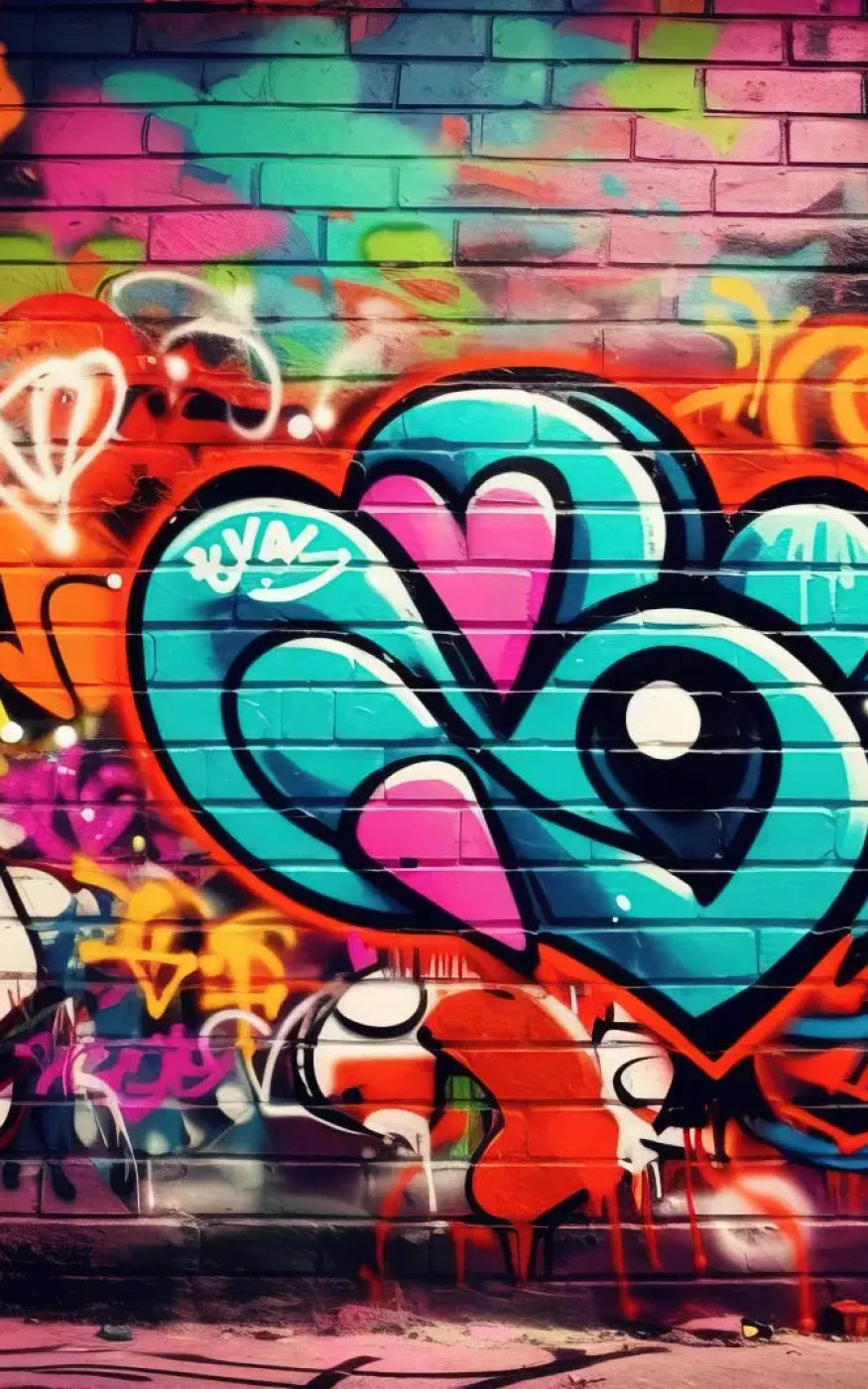 Neon Wall Art 2 9X14 Ultracloth ( 108 X 168 Inch ) Backdrop