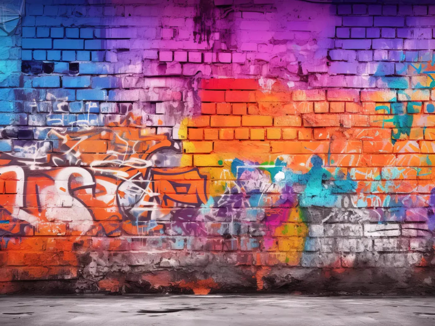 Neon Wall Art Backdrop