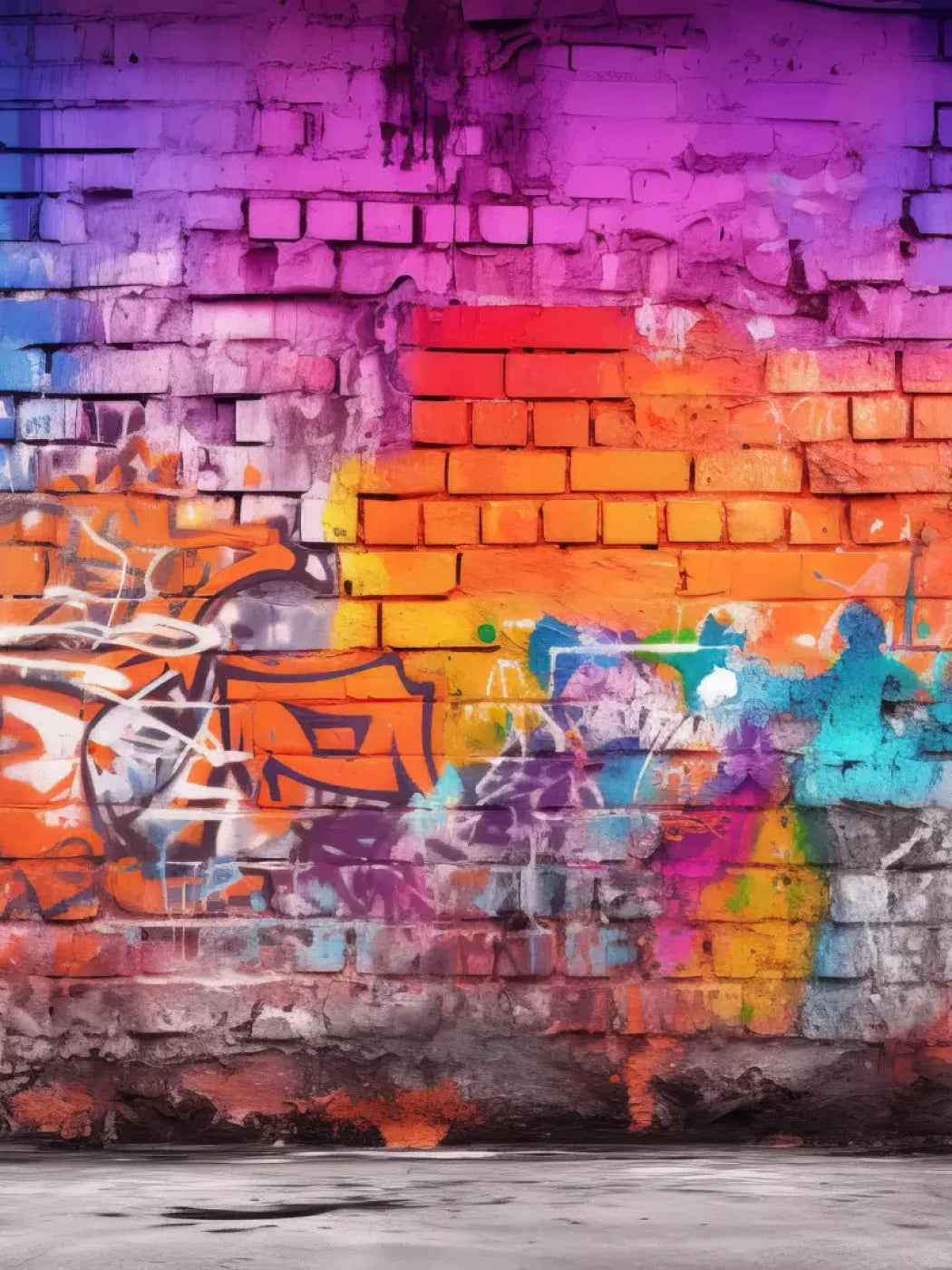Neon Wall Art Backdrop