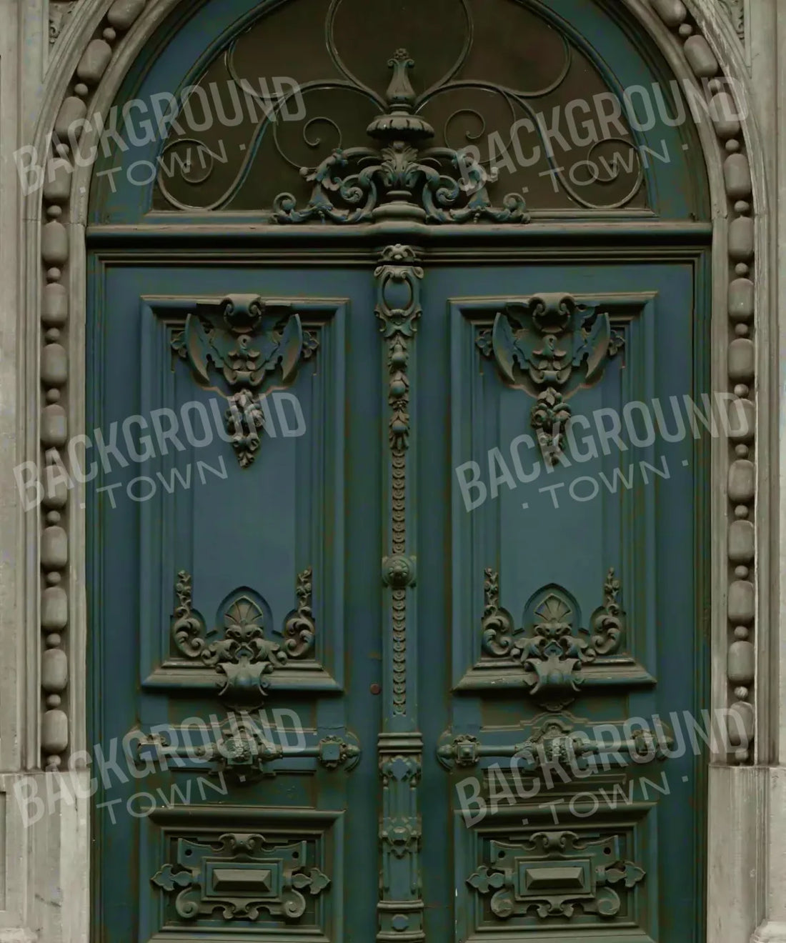 Blue Urban Grunge Backdrop for Photography