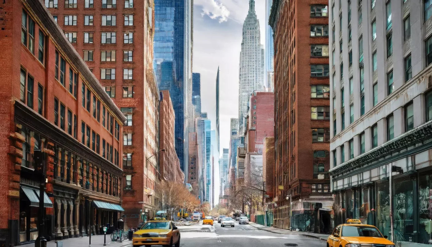 New York 14’x8’ UltraCloth (168 x 96 inch) Backdrop