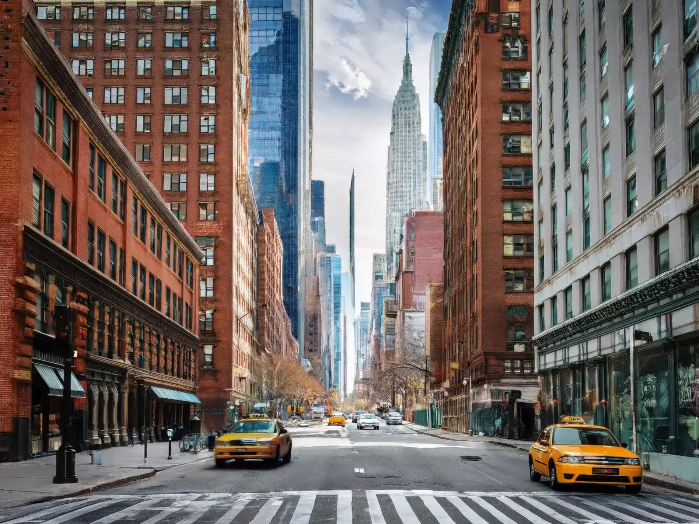 New York 8’x6’ Fleece (96 x 72 inch) Backdrop