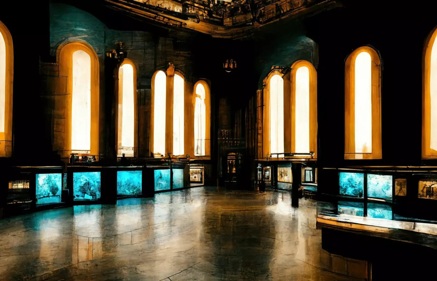 Night At The Museum 12’X8’ Ultracloth (144 X 96 Inch) Backdrop