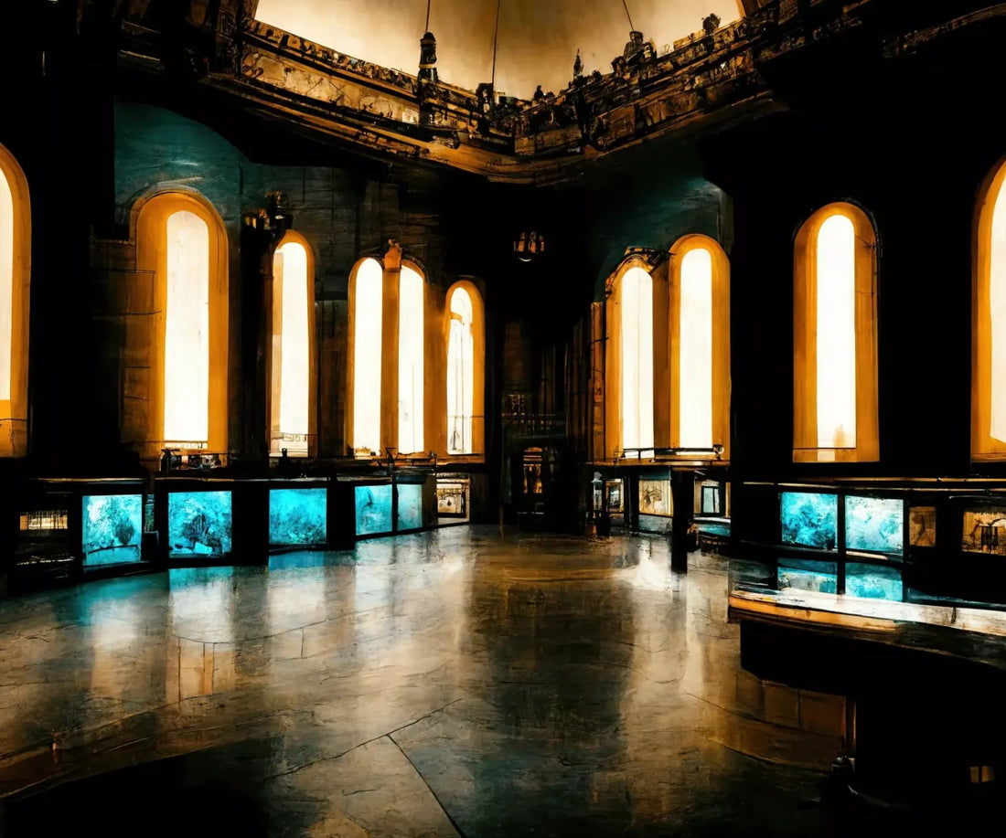 Night At The Museum 5’X4’2’ Fleece (60 X 50 Inch) Backdrop