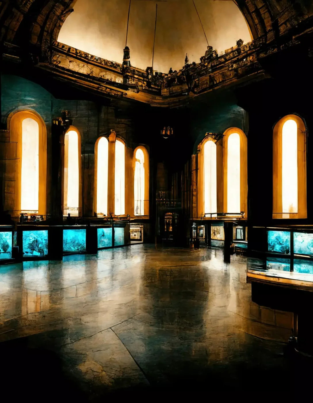 Night At The Museum 6’X8’ Fleece (72 X 96 Inch) Backdrop