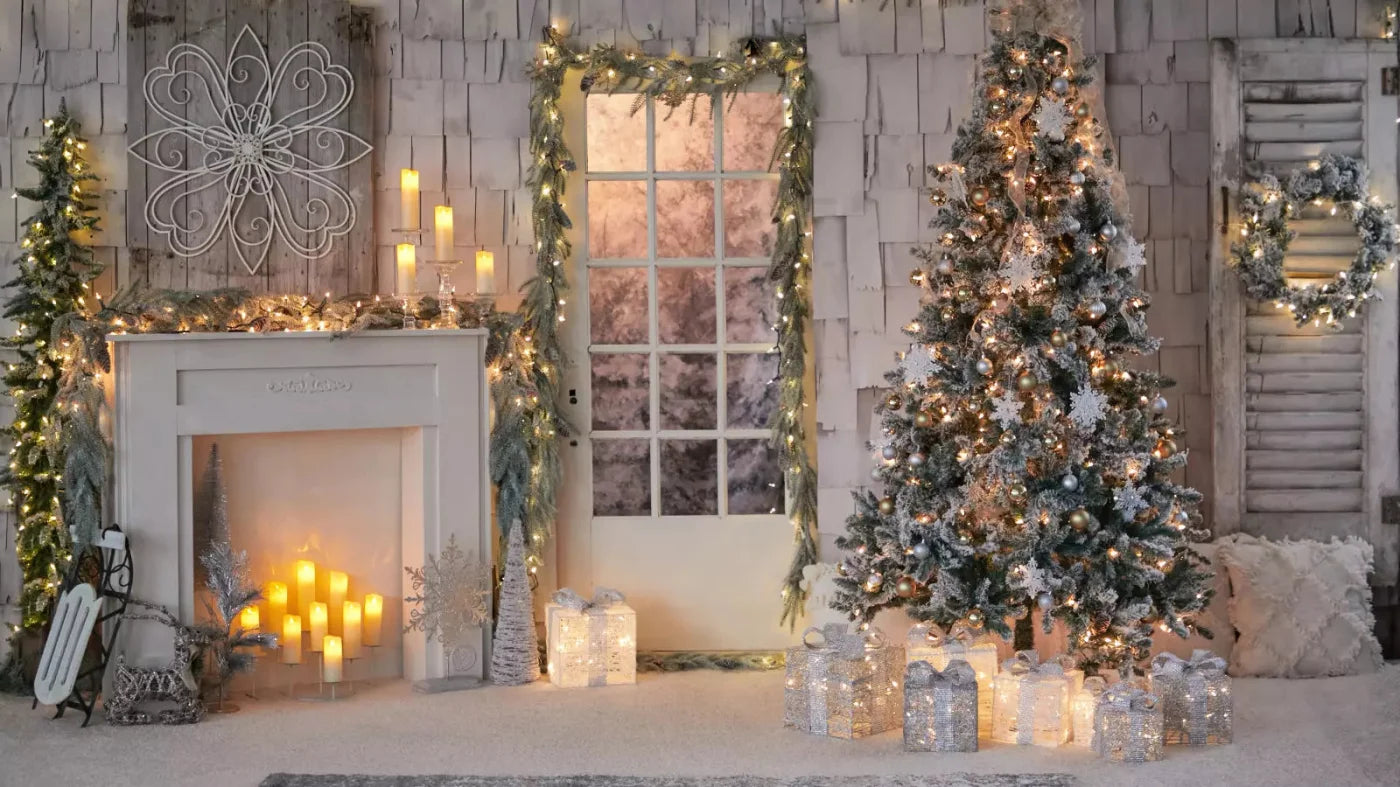 Night Before Christmas 14X8 Ultracloth ( 168 X 96 Inch ) Backdrop
