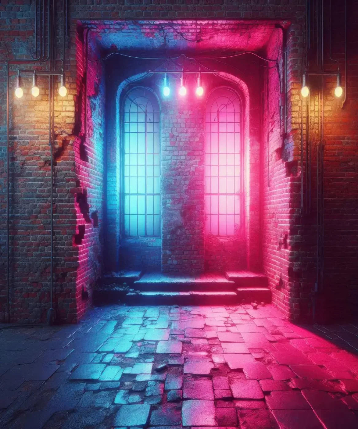 Night Lights 10’X12’ Ultracloth (120 X 144 Inch) Backdrop