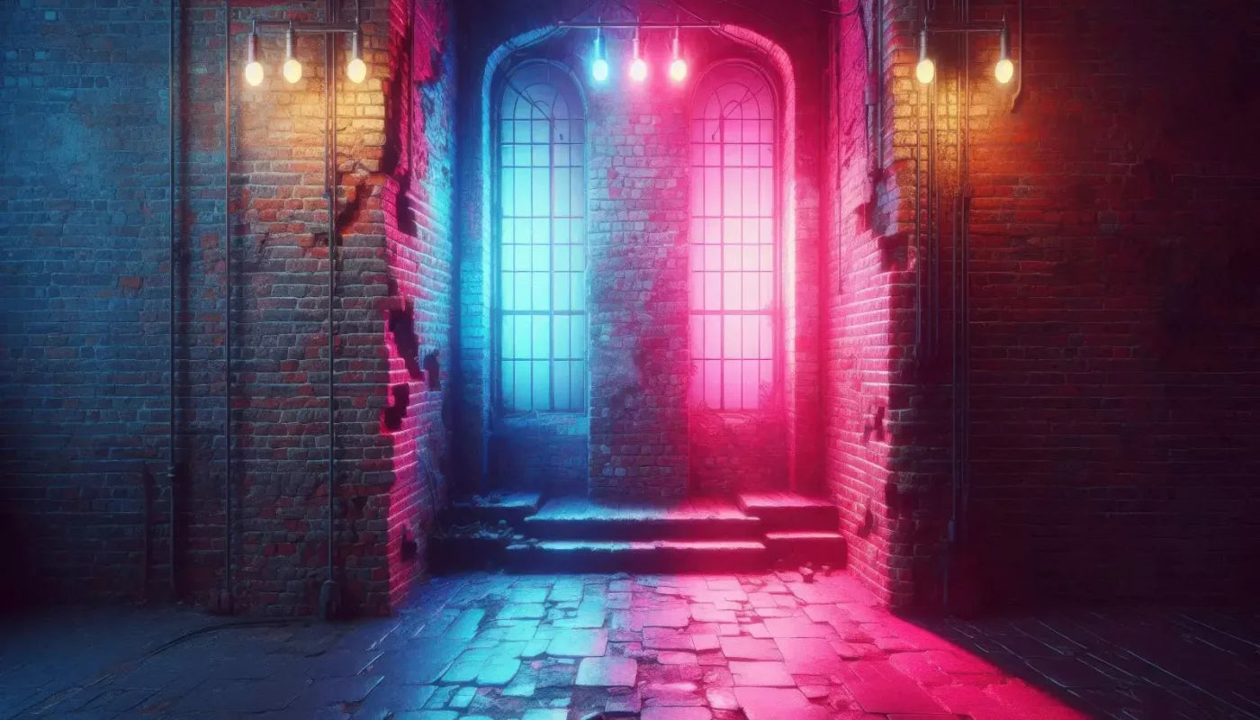 Night Lights 14’X8’ Ultracloth (168 X 96 Inch) Backdrop